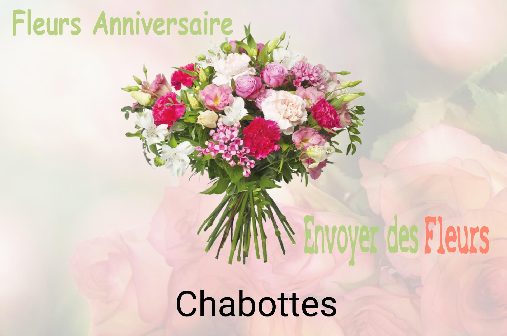Bouquet de fleurs d’anniversaire livré à Chabottes