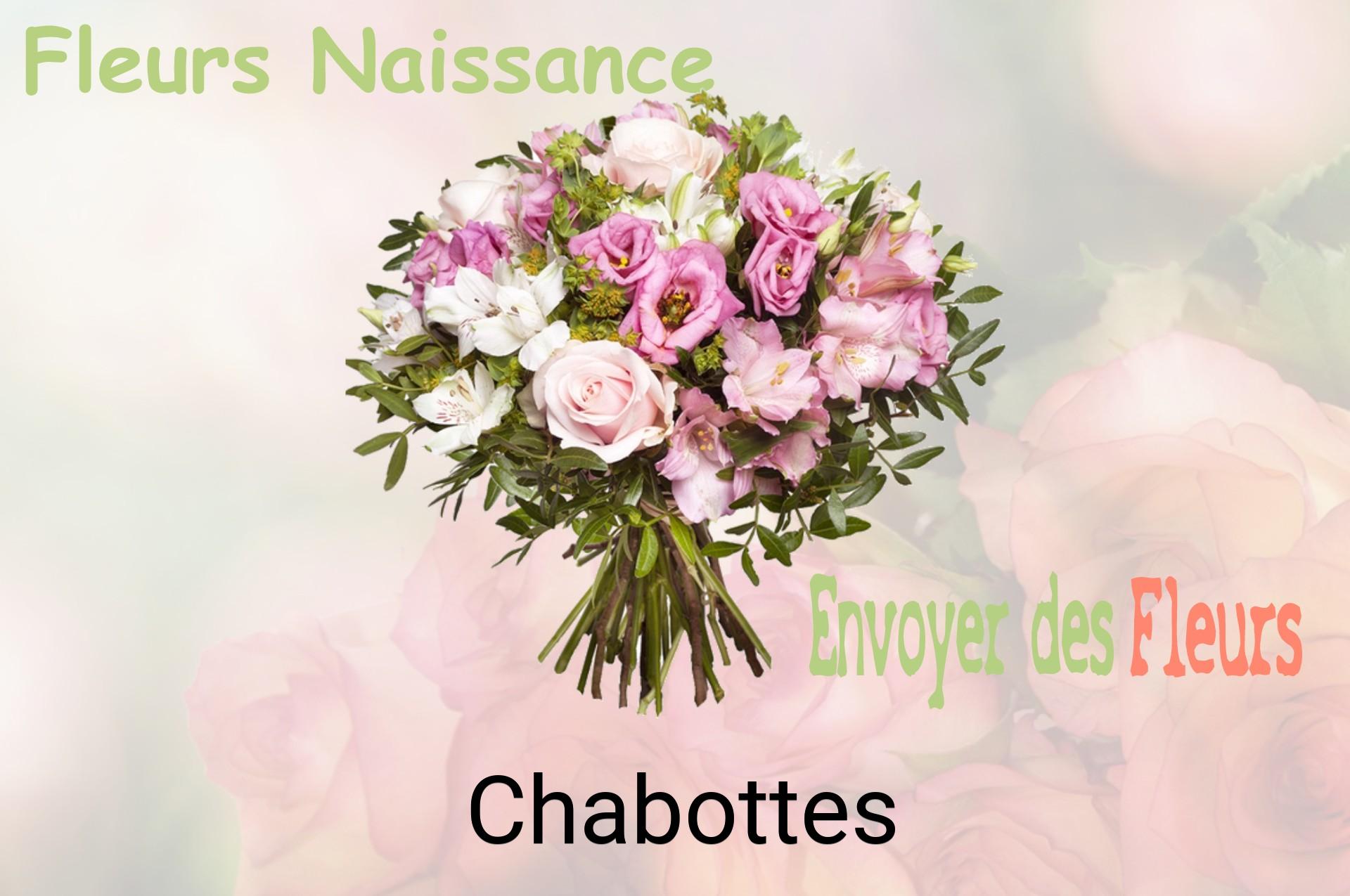 Bouquet de fleurs de naissance livré à Chabottes